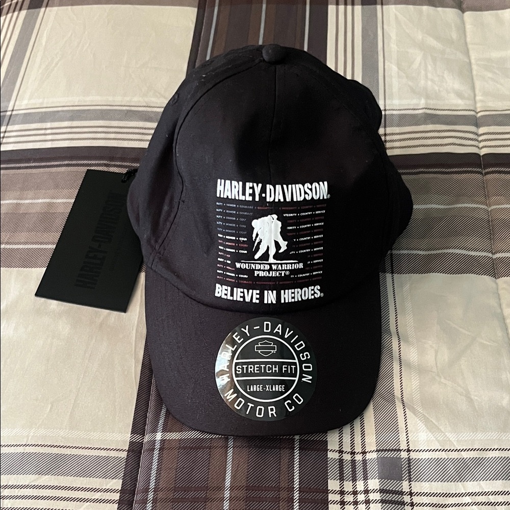 Harley-Davidson Black Stretch Fit Cap